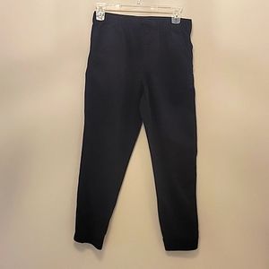 There Abouts Chino pants. Pull on. Gathered ankle Boys 10/12 Husky. Black